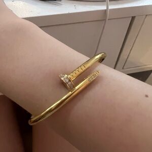 Altard state Elegant Gold Nail Bracelet